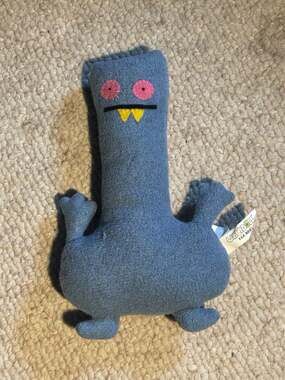 Uglydoll Fea Bea "The Ugly Stick" Blue Plush Stuffed Animal 7”